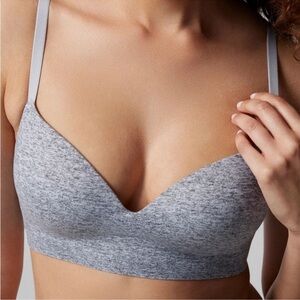 SOMA, Enbliss Wireless Bra 38D Heather Gray EUC
